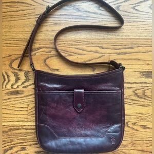 Frye Melissa Leather Button Crossbody